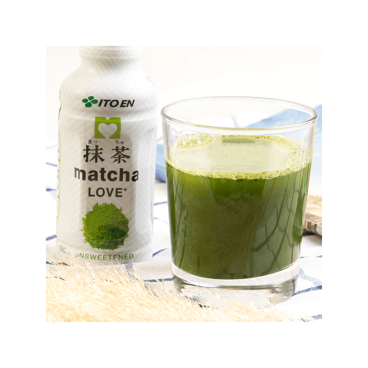 赠品】日本ITO EN伊藤园MATCHA LOVE 抹茶饮无糖190ml - 亚米