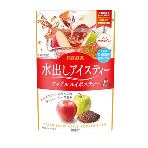 【日本直邮】 日本 日东红茶 冷泡苹果路易波士茶 10包
