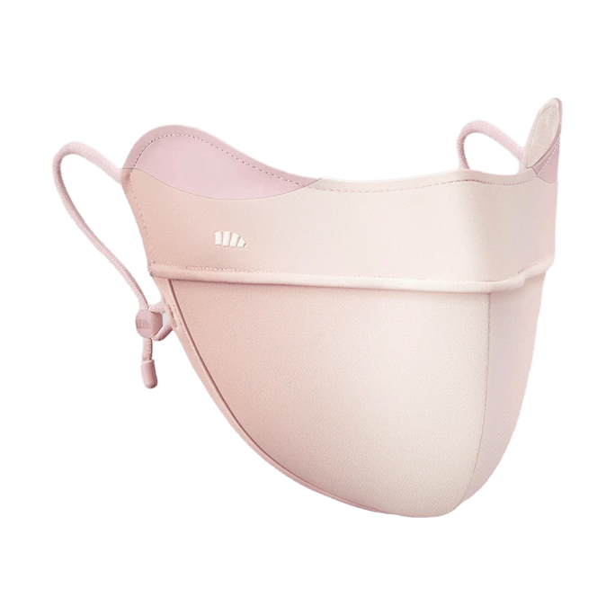 Wide Protective Sun Mask - Smokey Pink One Size