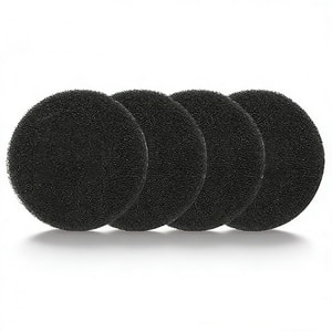 NOVAGLOW 공식 인증 플래그십 스토어(미국) - 메이크업 브러시 드라이 클리닝 스펀지 세트, 교체용 스펀지 (4개입)