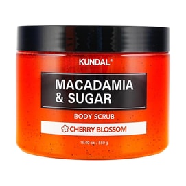 Macadamia Sugar Body Scrub Cherry Blossom Gentle Exfoliating Moisturizing 550g
