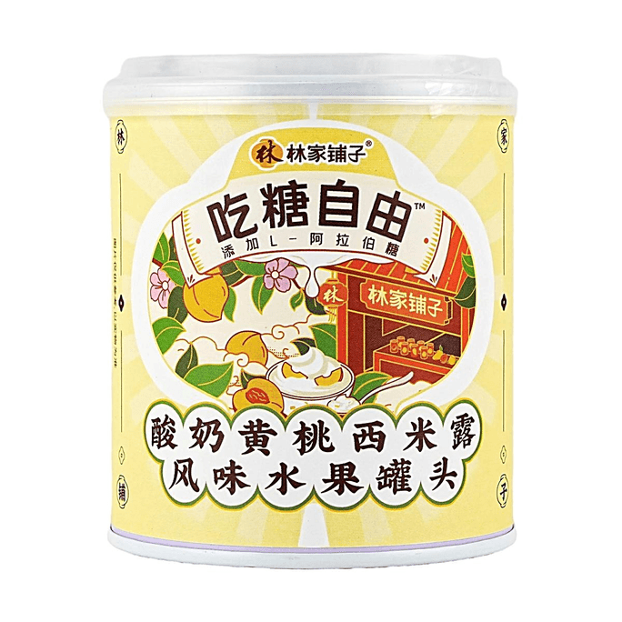 ヨーグルト入りイエローピーチサゴ風味缶詰フルーツ 11オンス