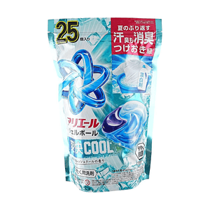 세탁 비즈, 쿨 프레쉬, 하이퍼 점보 리필, 25개입