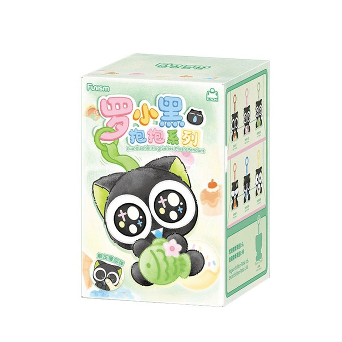 【中國直郵】 玩樂主義 羅小黑戰記盲盒單盒抱抱可愛毛絨掛飾 120mm