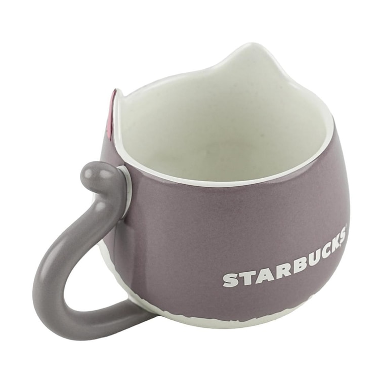 バレンタイン 2025 猫顔 グレー マグカップ 355ml 3