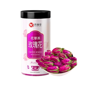 厳選されたバラのつぼみから手作りされたQuehetangローズティー、60g [バラのつぼみのエッ​​センスが豊富で、美肌効果、血気と気の調整、アンチエイジング効果、気の循環促進、うつ症状の緩和、血液の活性化と月経の調整、感情の鎮静効果があります]