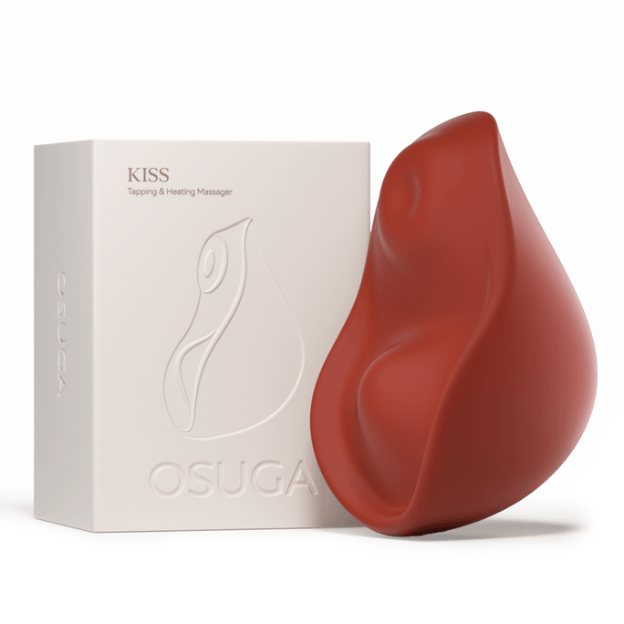 Adult Candy™ KISS 타액 이중 진동 및 자극 토이 여성용 자위 기구, 고급 외부 장난감, 초콜릿 브라운