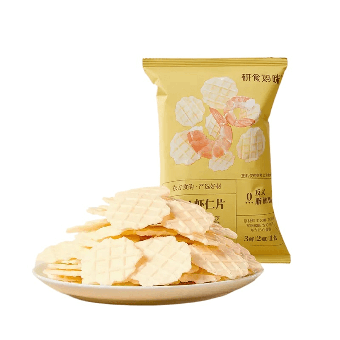 Crispy Non-Fried Original Shrimp Slices 30G 1 Bag