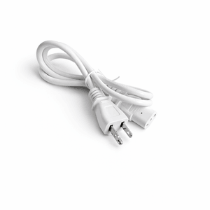 OLAYKS 白色美規三插電源線 品字尾插頭 電飯鍋/電熱水壺通用 加粗耐用安全電源線 1條