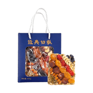 Qiegao Mixed Apricot Cashew Walnut Nut Snacks 17.6oz