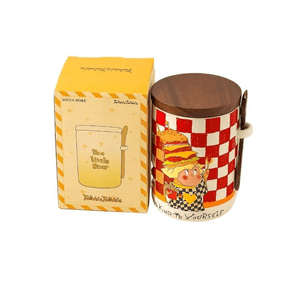 [중국 직배송] 가와시마 하우스 별하늘 밀폐 용기, 식품 등급, 차용 세라믹 보관 용기, 15.8*10.7cm*1 상자