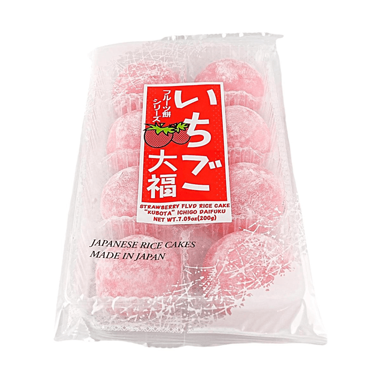 딸기맛 구운 말랑이 떡, 7.05 oz【일본 모찌 다이후쿠 디저트】 4