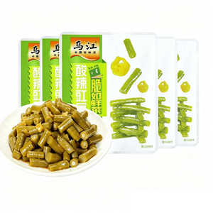 [Super Crispy And Appetizing] Sour And Spicy Cowpea, Sour Long Beans, Long Beans 30g*3 packs 90g Pickled Vegetables, Salty Vegetables, Side Dish, Preserved Mustard Stems [The Most Delicious One Across