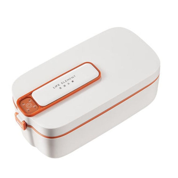 Wireless heating lunch box rechargeable keep cold insulation electric lunch box F79 white