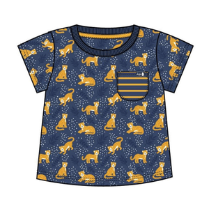 美国 MOM LOVES ME 儿童男童猎豹印花恤 2-3岁