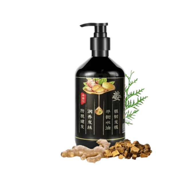 Ginger Side Cedar Leaf Shampoo Anti-Hair Loss Hair Growth Nourishing Shampoo Conditioner 500ml/bottle