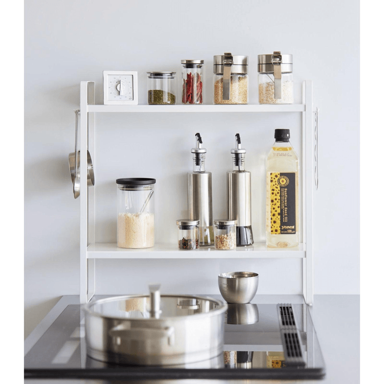 Two-Tier Countertop Rack - Steel White 1 piece 4