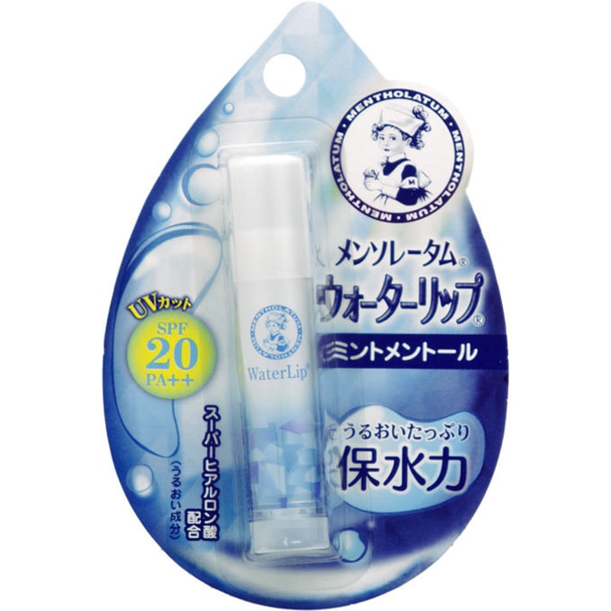 Mentholatum Water Lip Mint Menthol 4.5g #Random Packaging