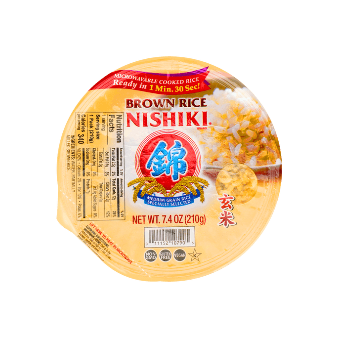 日本NISHIKI錦 特選健康糙米 即食米 210g