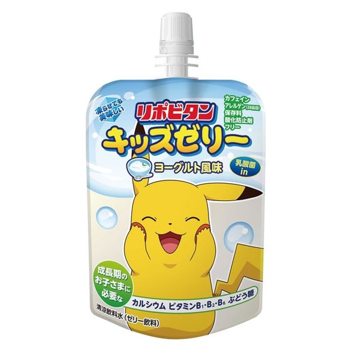 Taisho Pokémon Pokémon Nutritional Supplement Children's Suckling Jelly Yogurt Flavor 125g*6 Bags