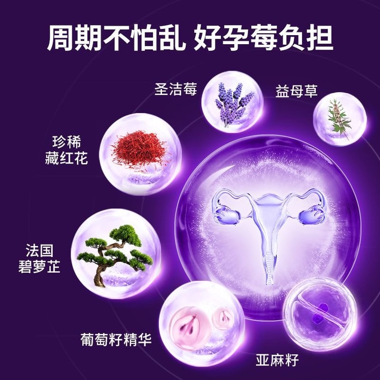 [중국 직송] 리테비젠 차오슈안 대두 이소플라본 포도씨 대두 아글리콘 갱년기 여성 영양 보충제 60정/박스 8