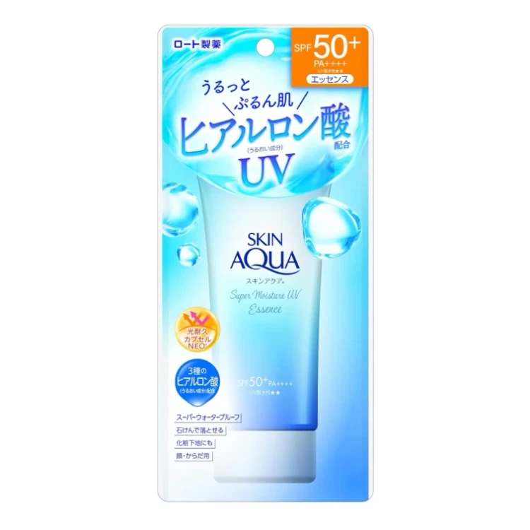 ☆★ロート製薬 スキンアクア SPF50+ 18個セット★☆ 日本直送】ロート製薬 スキンアクア うるおい日焼け止め美容液 SPF50+