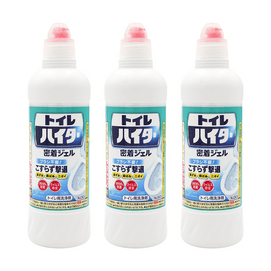 Haiter Toilet Cleaner - Power Toilet Bowl Cleaner Gel - For Cleaning and Disinfecting - Stain Removal500ml*3【Value Pack】