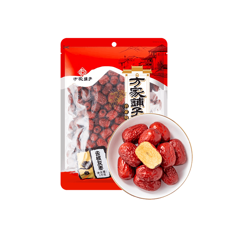 方家铺子 去核灰枣 红枣 1000g 不吐核 不硌牙 不误吞【中华老字号】 6