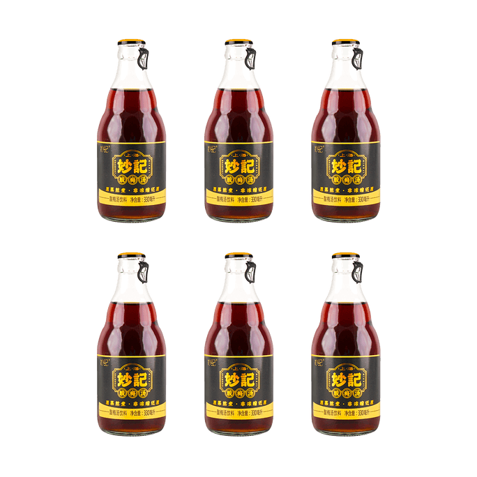 【超值装】妙记 酸梅汤饮品 330ml*6【原果熬制】