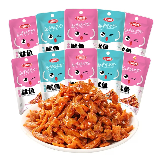 Choofuva Pleurocenti Squid Mixed Flavor Gift Pack 7g*10 package