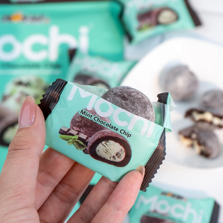 ROYAL FAMILY Minit Choco Chip Mochi, 6.35 oz【Lacto Vegetarian