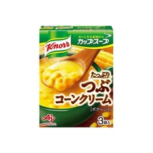【日本直邮】 日本 AJINOMOTO 味之素 浓厚奶油玉米味 速食低热即食浓汤速食代餐 3袋入