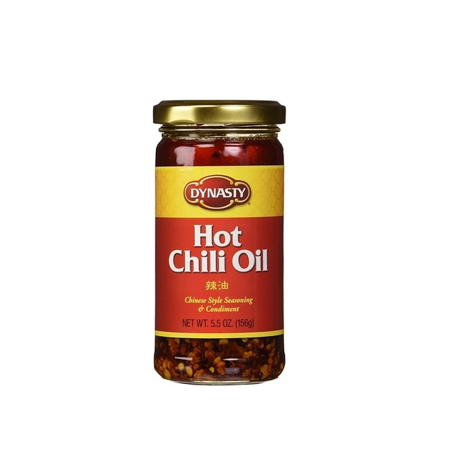 Hot Chili Oil Chinese Style Seasoning Condiment 5.5 Ounce