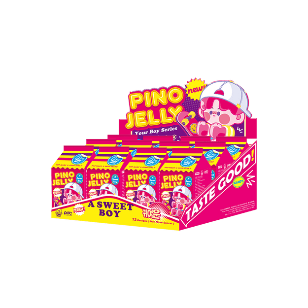 商品详情 - 泡泡玛特POP MART PINO JELLY你的男孩系列盲盒手办 整盒含12个 - image  0