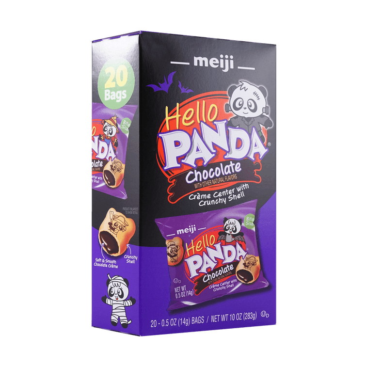 【Halloween 2022 Limited Edition】HELLO PANDA Chocolate Halloween Snacks - Chocolate Creme Center in Crunchy Shell, 10oz 6