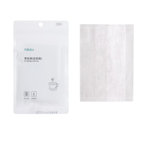 【中國直郵】FaSoLa 玉米纖維泡茶袋 PET茶包袋(100枚入) 反折款/袋 一次性調味料包 過濾袋 鹵料包 煲湯袋