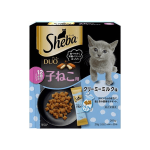 【日本直邮】 日本 希宝 DUO猫咪小零食脆脆香香夹心一口酥20g*10包【加钙香浓牛奶味】