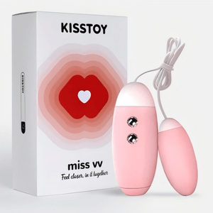 Miss VV Sucking and Vibrating Egg Duo - Pink