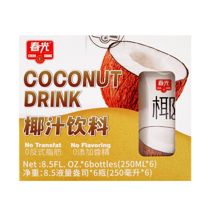 Coconut Juice Drink,8.5 fl oz * 6 boxes