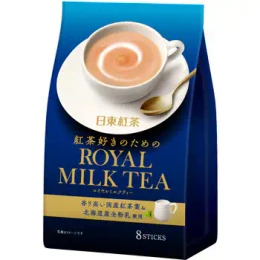 【日本直邮】日东红茶 皇家奶茶醇香奶茶 14g×8条