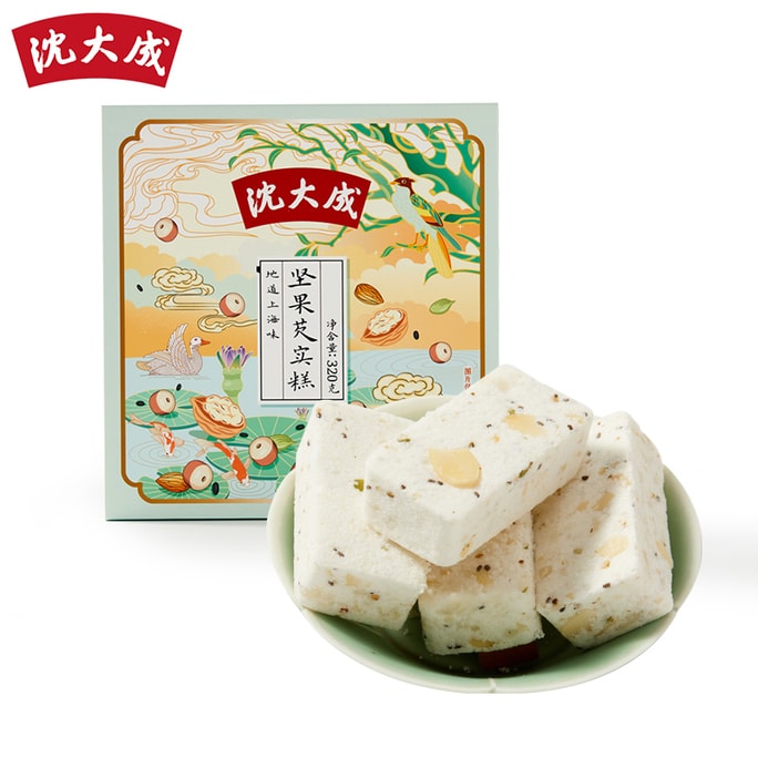 【中国の老舗ブランド ヘルシースマートチョイス 中国直送】沈大成ナッツ ゴーゴンケーキ 320g