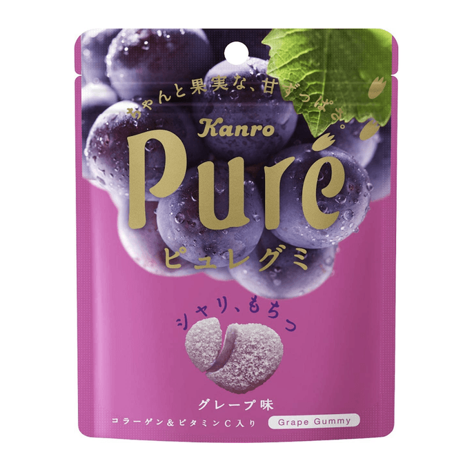 Pure Gummy Candy Grape Flavor 56g