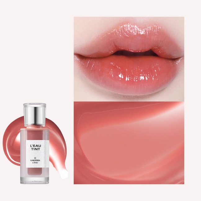 韩国BBIA 水之女神水感滋润保湿唇釉 清爽不粘腻 水光显色持色 4.5g ​​#01 Gardenia L'eau 栀子花女神 清透自然蜜桃色​