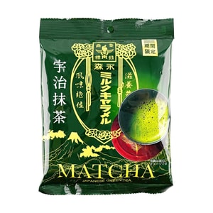 日本MORINAGA 森永 焦糖牛奶太妃糖 宇治抹茶味 69g【季節限定】