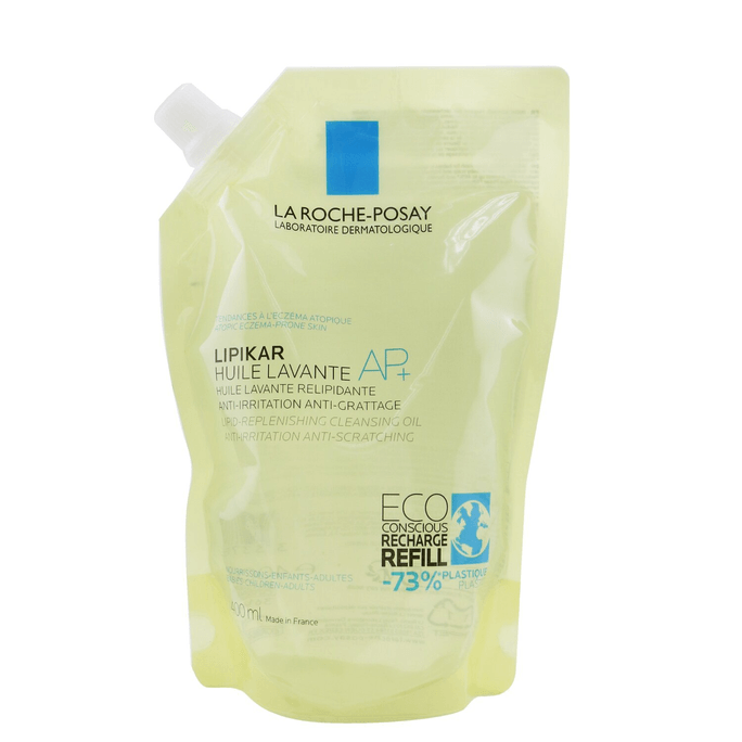 【香港直邮】La Roche Posay理肤泉 AP+ 莹润滋养全效修护沐浴油环保补充装 400ml/13.3oz