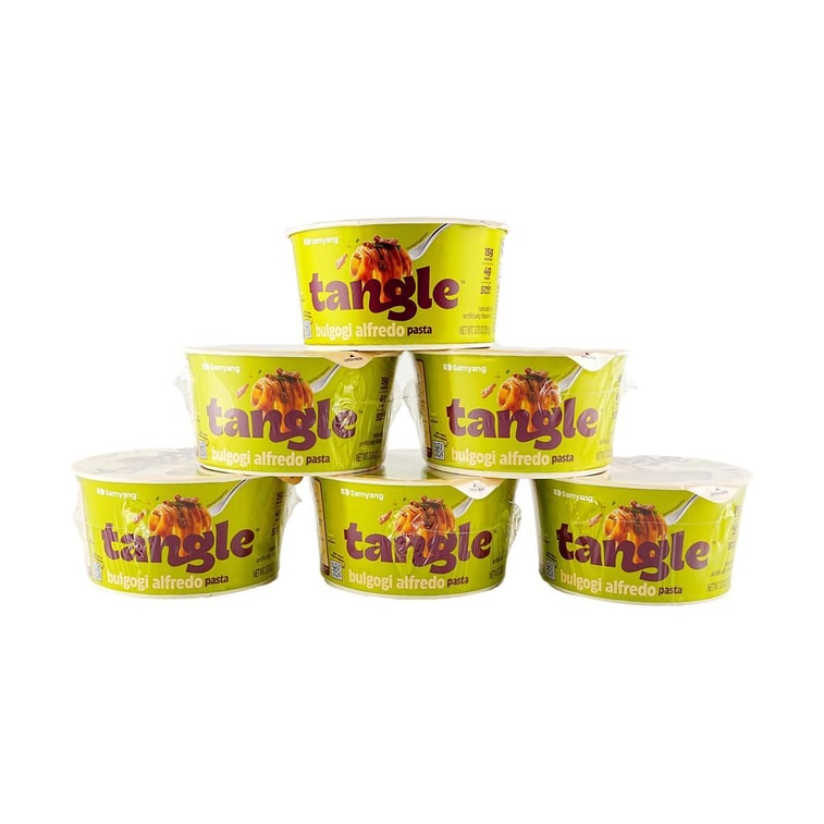 韓國SAMYANG三養 TANGLE義大利麵通心粉 韓式奶油烤肉口味 105g*6碗 整箱裝【杯麵泡麵泡麵】【輕卡高蛋白】【爆款新品】【Costco同款】【亞米獨家】 5
