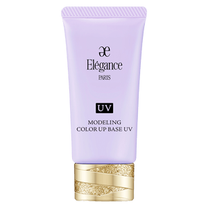 【日本からの直送】新品 アオエルビン ELEGANCE 肌色補正 メイクアッププライマー UV 日焼け止め 保湿クリーム 30g パープル LV660