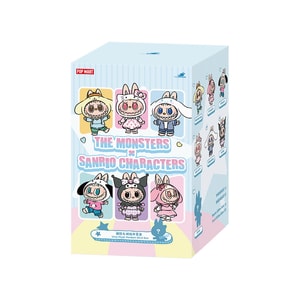 THE MONSTERS × Sanrio Family LABUBU Vinyl Plush Keychain Blind Box, Random 1 piece | Limited Co-branded Collectible, Soft & Durable, Surprise Toy Gift