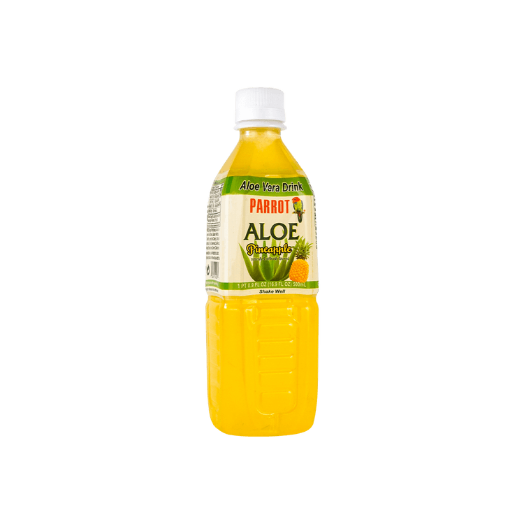 アロエベラドリンク✖️2本（エクソソームドリンク）アセロラ味 PARROT アロエベラドリンク パイナップル味 500ml - Yami