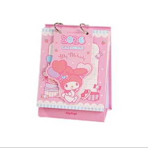 FOXTAIL 悦木 三丽鸥日历 2026新款台历 学生备忘录 卡通桌面摆件 办公室小台历 - 美乐蒂 1本